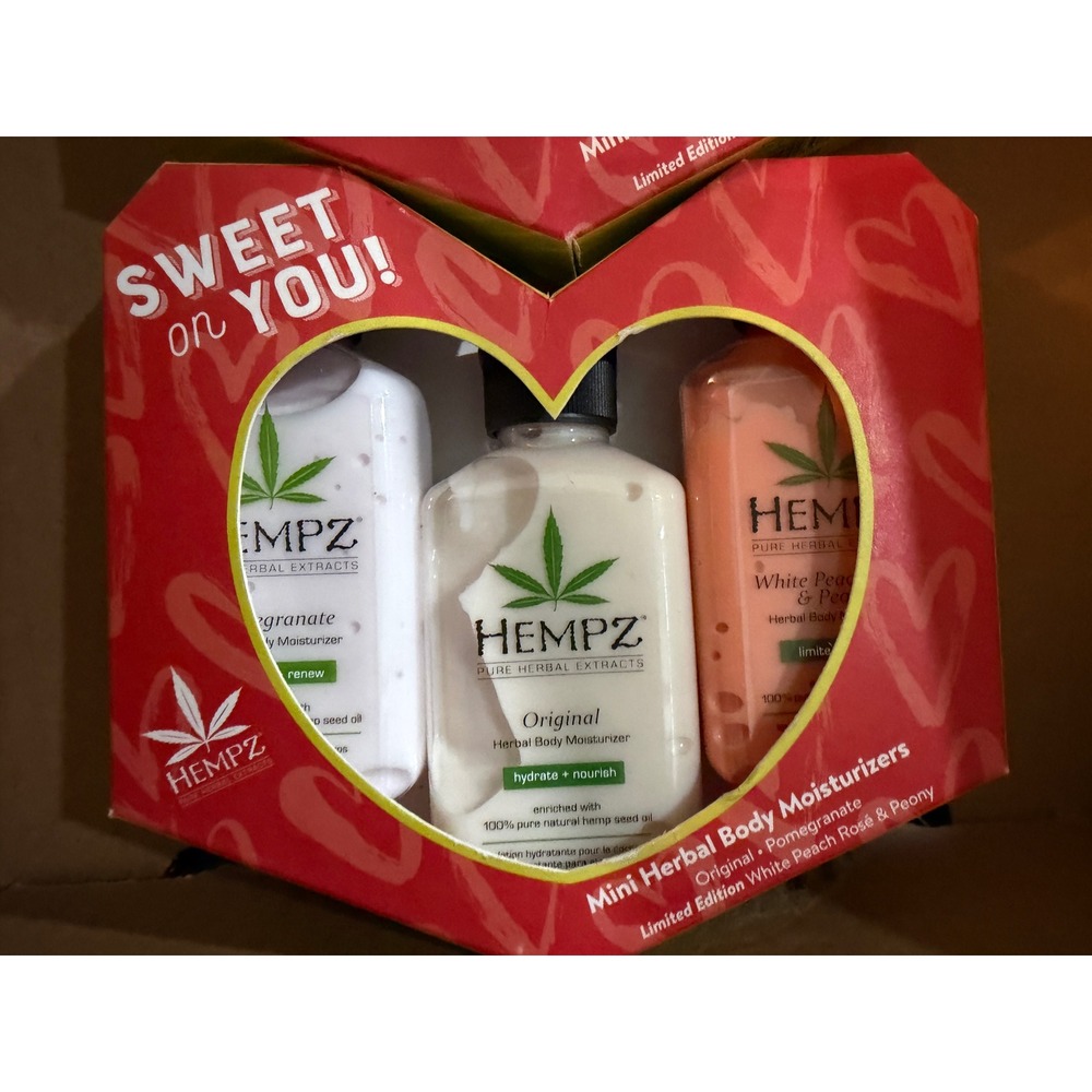 Hempz Sweet On You Mini Herbal Body Moisturizer lotion Limited Edition